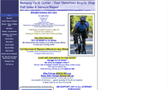 Desktop Screenshot of getawaycyclecenter.com
